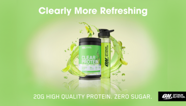 Optimum Nutrition Clear Protein infographic