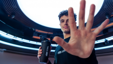 Lando Norris and Optimum Nutrition