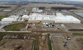 aerial shot of mwc plant
