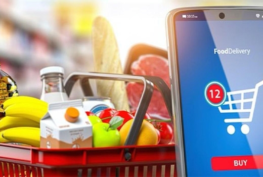 Online grocery shopping rising fast