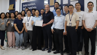 Groups of people with certificate in a manufacturing facility