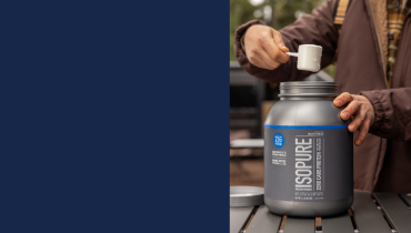 tub of ISOPURE vanilla powder