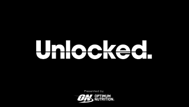 white text that says unlocked on a black background