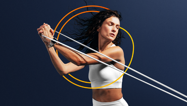 woman using sports equipment