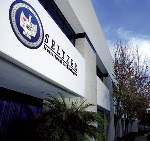 Outside a Seltzer nutritional technologies building