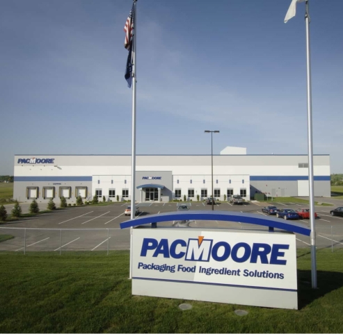 outside a Pacmoore building