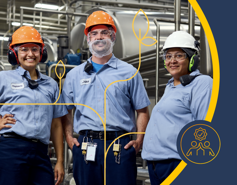 glanbia employees in PPE