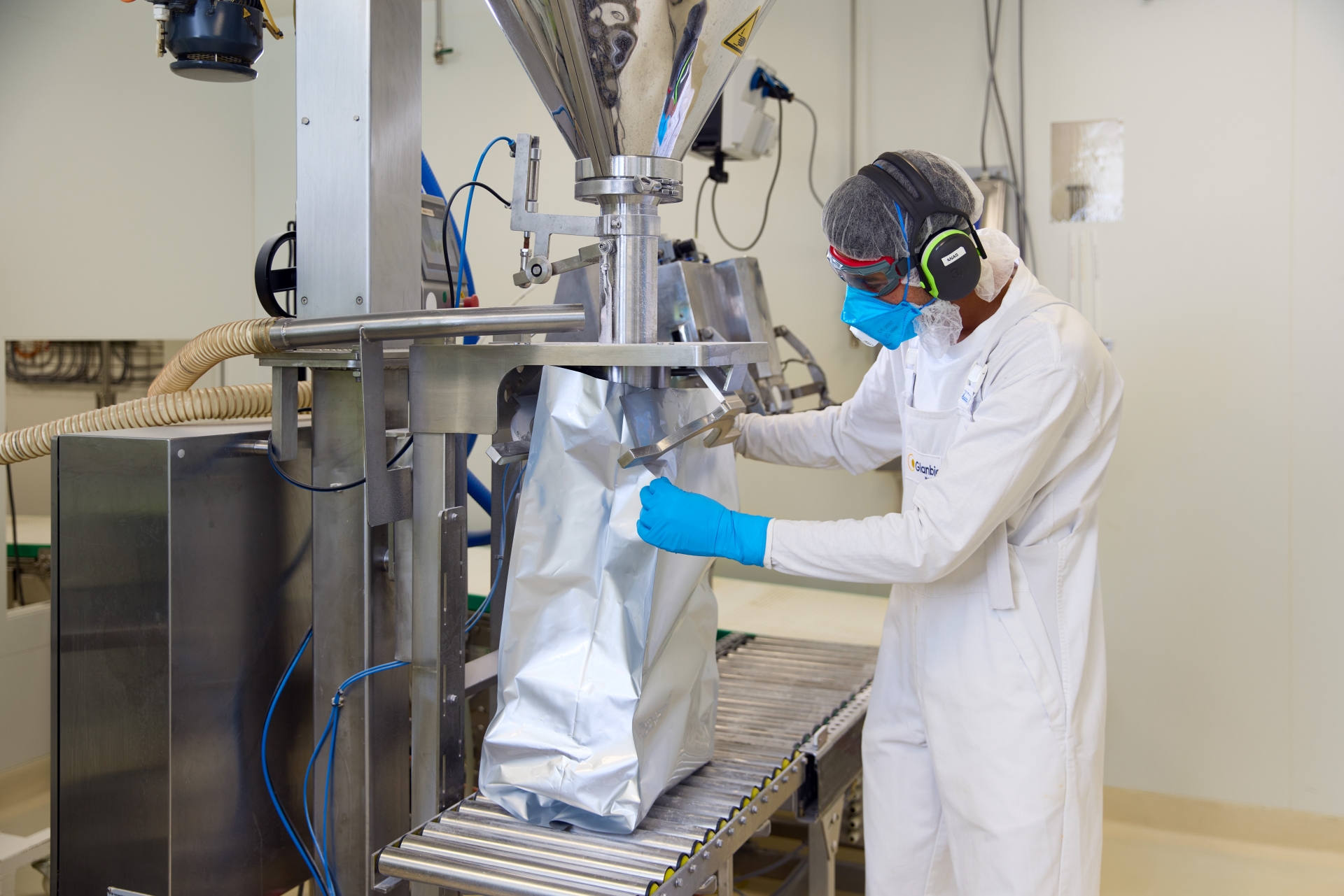 man working in a lab