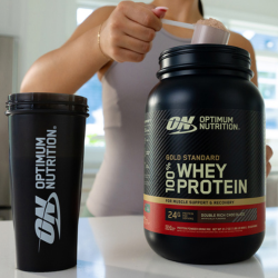 optimum nutrition tub and shaker