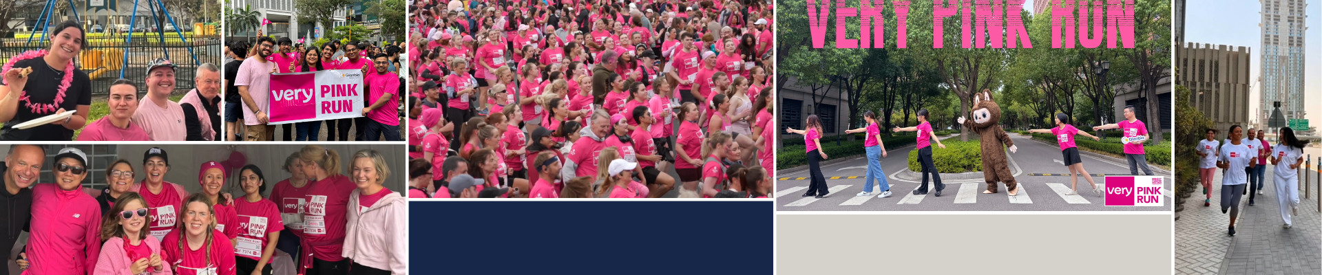 People doing the very pink run in Ireland 2025