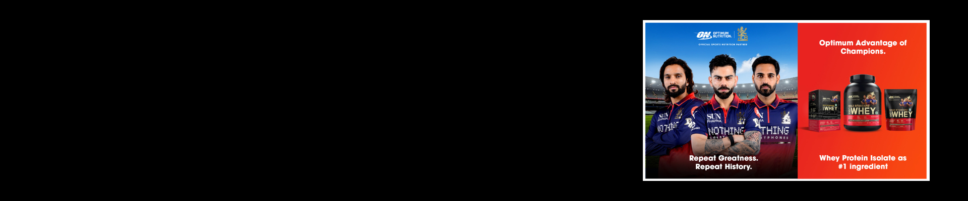 Optimum Advantage and RCB
